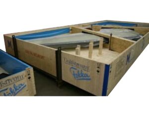 Ontwerp verpakking vliegtuig vleugel